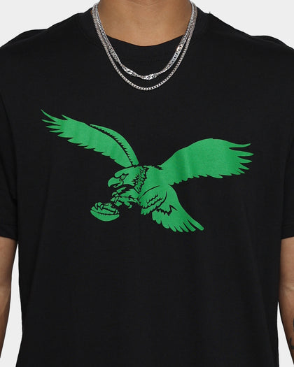 47 Brand Philadelphia Eagles Imprint Super Rival T-Shirt Jet Black