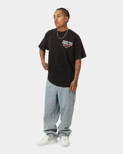 Goat Crew Good 4 Health Vintage T-Shirt Black Wash