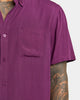 XXIII Marko Button Up Shirt Eggplant