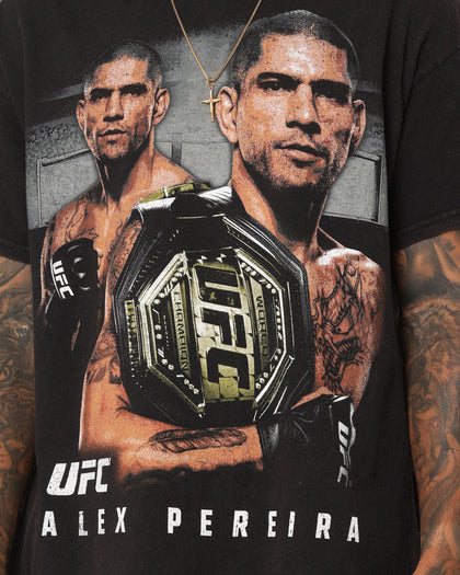 Goat Crew X UFC Alex Pereira Vintage T-Shirt Black Wash