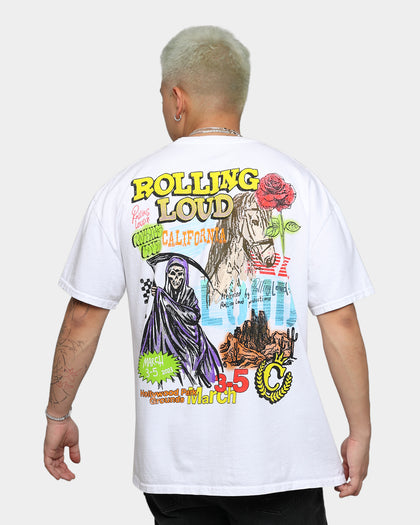 Rolling Loud Rolling Loud Scrapbook T-Shirt White