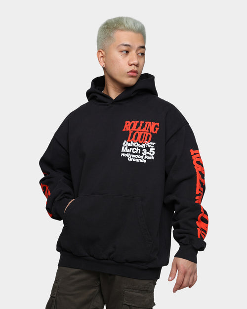 Rolling Loud Rolling Loud Venue Vintage Hoodie Vintage Black