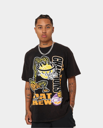 Goat Crew All Time Champions Vintage T-Shirt Black Wash