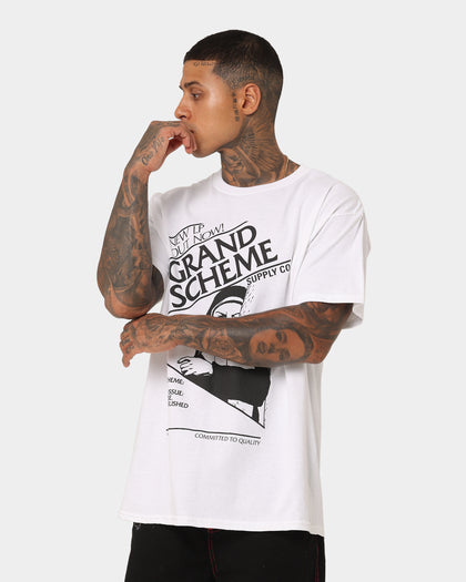 Grand Scheme Bad Flag T-Shirt White