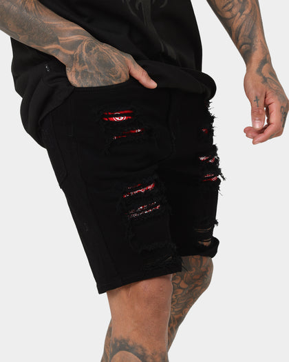 Saint Morta Bandana Summum Shorts Black/Red