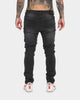 EN ES Track Denim Jeans Washed Black