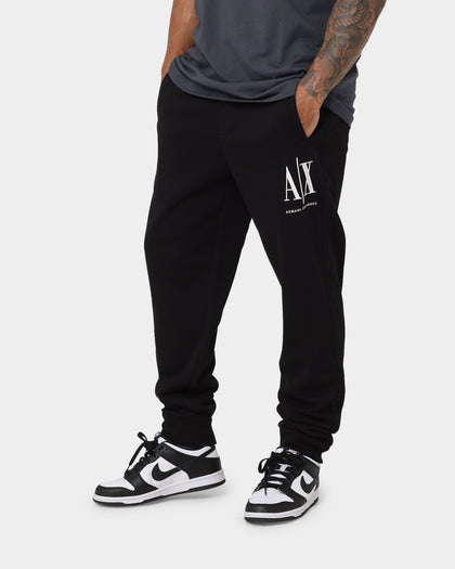 Armani Exchange Icon Logo Sweat Pants Black