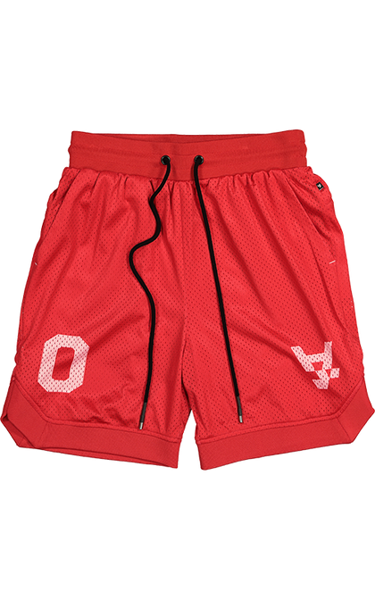 The Anti Order A8 Mesh Basketball Shorts Red/White