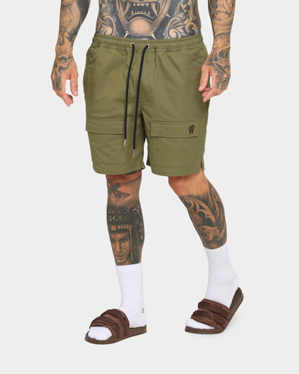 EN ES Utility Beach Shorts Khaki Green