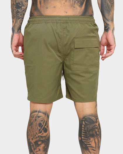 EN ES Utility Beach Shorts Khaki Green