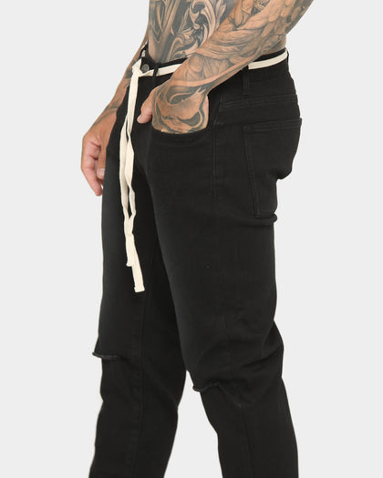 EN ES X12 Denim Jeans Washed Black