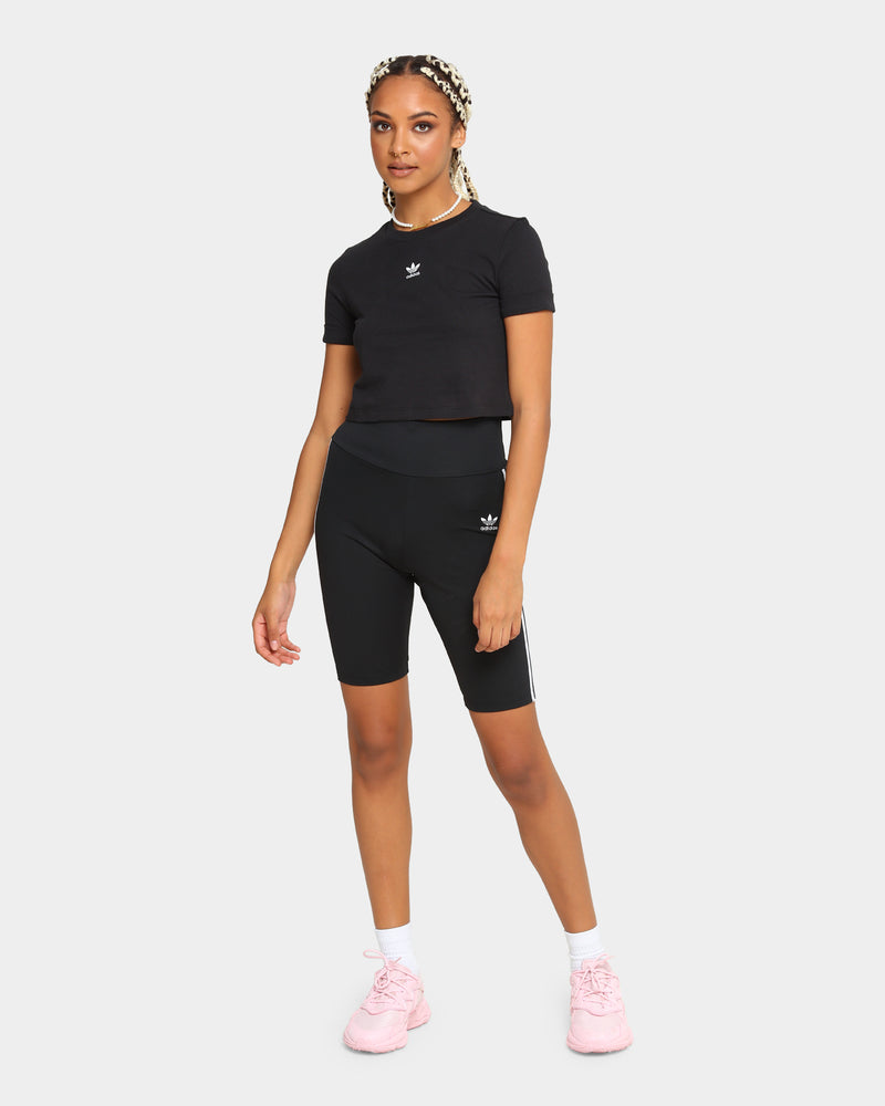 Adidas Women's Primeblue High-Waist Bike Shorts Black