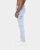 Carré Sommet Cargo Jean Light Blue Denim