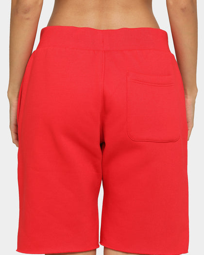 Champion Champion x Culture Kings Rev Weave Shorts Red/Gold