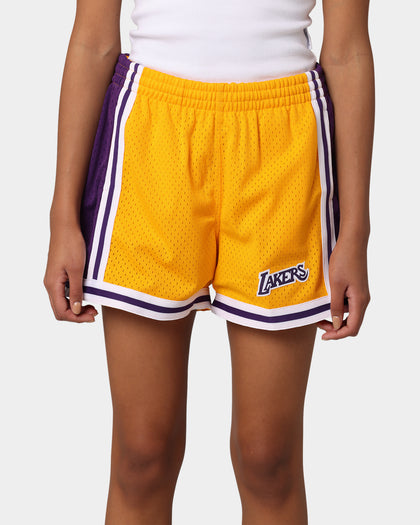 Mitchell & Ness Women's Los Angeles Lakers Jump Shot Short Gold