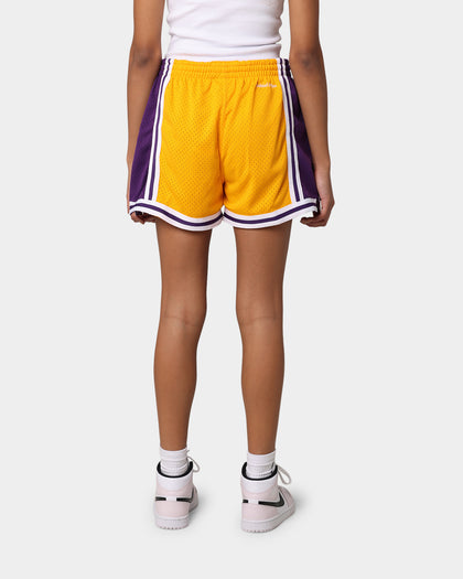 Mitchell & Ness Women's Los Angeles Lakers Jump Shot Short Gold