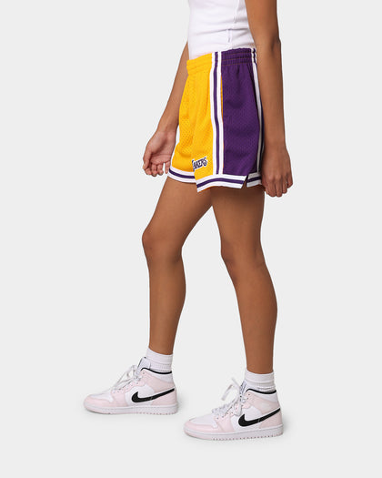 Mitchell & Ness Women's Los Angeles Lakers Jump Shot Short Gold