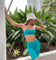 PYRA Muse Bike Short Teal/Teal