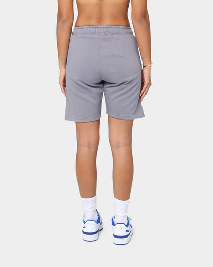 Stussy Women's Designs Pigment Fleece Shorts Charcoal