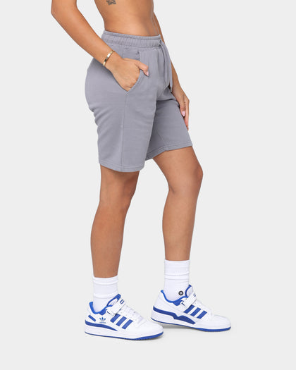 Stussy Women's Designs Pigment Fleece Shorts Charcoal