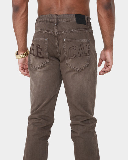 Carré Enorme Distressed St Jeans Dark Brown