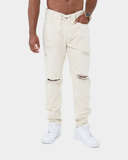 Carré Enorme Distressed St Jeans Light Stone