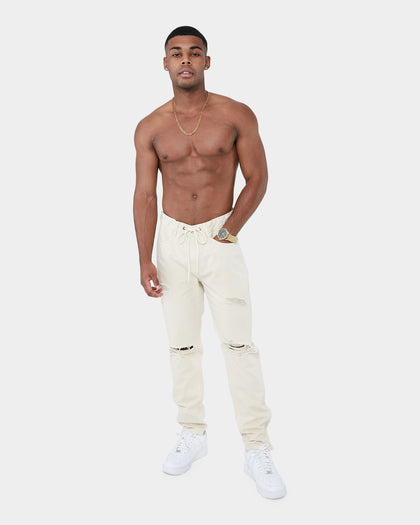 Carré Enorme Distressed St Jeans Light Stone