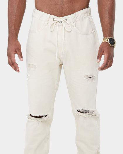 Carré Enorme Distressed St Jeans Light Stone