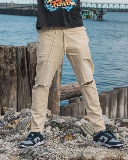 Carré Enorme Distressed St Jeans Light Stone