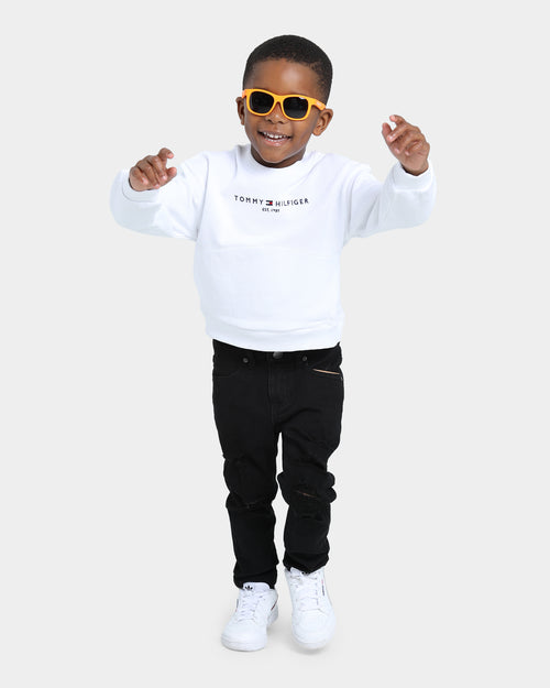 Lil Homme Rugueux Distressed Jean Black