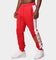 Last Kings Lavish Stripe Sweatpants Red