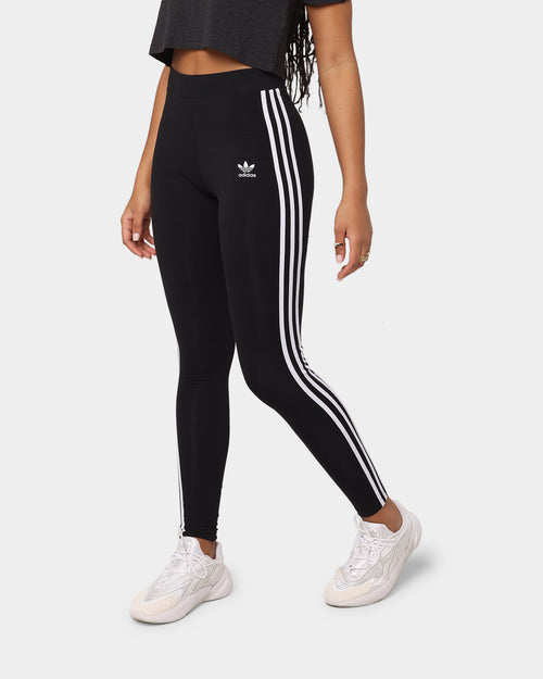 Adidas Women's 3-Stripe Tights Black/White