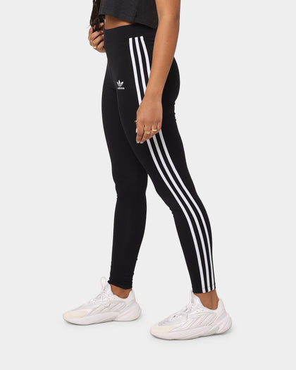 Adidas Women's 3-Stripe Tights Black/White