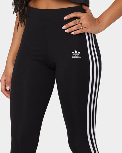 Adidas Women's 3-Stripe Tights Black/White