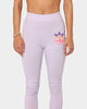 Adidas Women's Logo Play Leggings Purple Print