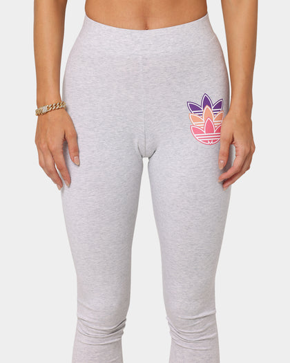 Adidas Women's Logo Play Leggings Light Marle