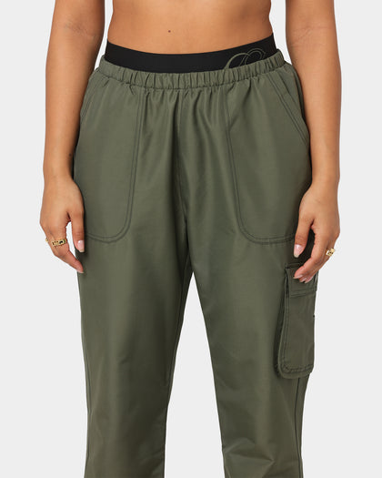 Reebok Women's Cardi B X Reebok Track Pants Hunter Green