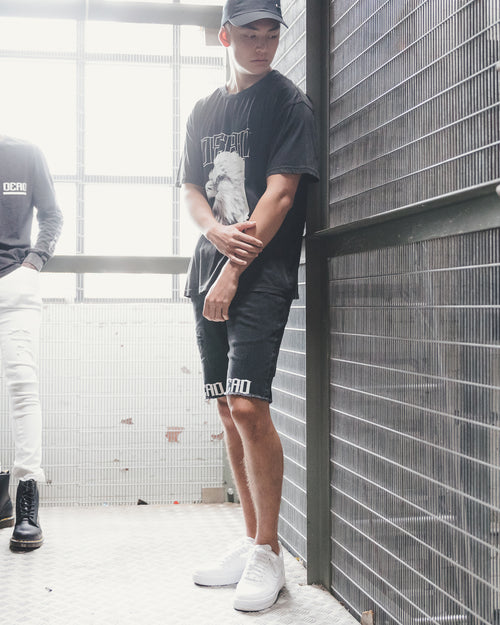 Dead Studios Destroy Denim Short Washed Black