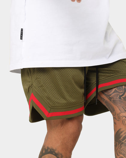 Saint Morta Envogue All-Star Basketball Shorts Khaki/Red