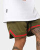 Saint Morta Envogue All-Star Basketball Shorts Khaki/Red