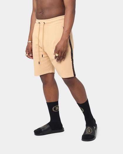 Last Kings Notoriety Tape Sweat Shorts Sand