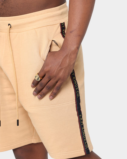 Last Kings Notoriety Tape Sweat Shorts Sand