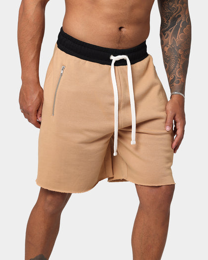 EN ES Fleece Ball Shorts Tan
