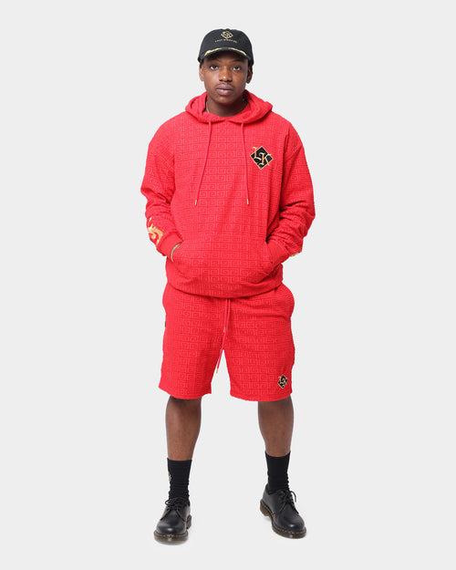 Last Kings The Throne Sweat Shorts Red