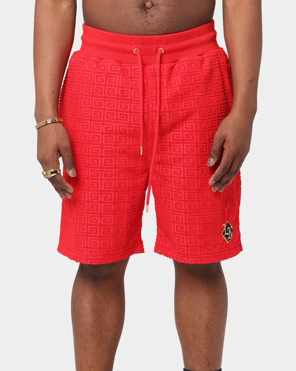Last Kings The Throne Sweat Shorts Red