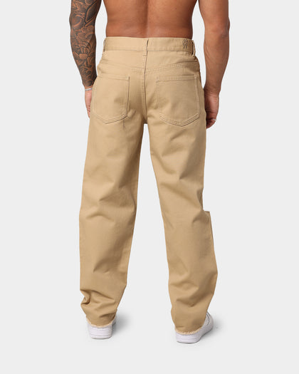 EN ES Ryder Straight Leg Jeans Tan