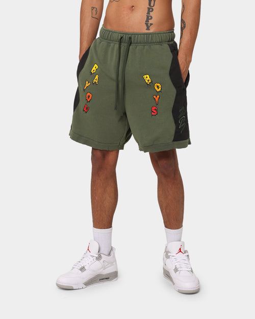 Jordan Zion Dri-FIT Fleece Shorts Carbon Green/Black