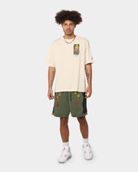 Jordan Zion Dri-FIT Fleece Shorts Carbon Green/Black