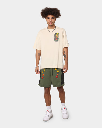 Jordan Zion Dri-FIT Fleece Shorts Carbon Green/Black