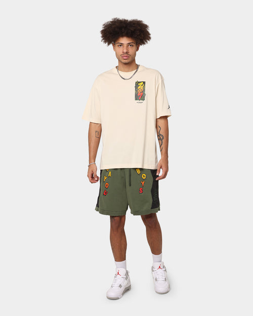 Jordan Zion Dri-FIT Fleece Shorts Carbon Green/Black